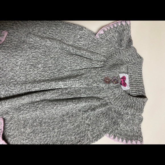 24 mo gray open cardigan - Picture 3 of 3